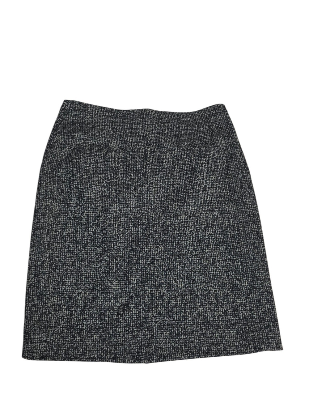 Jigsaw Black & White Tweed Pencil Skirt